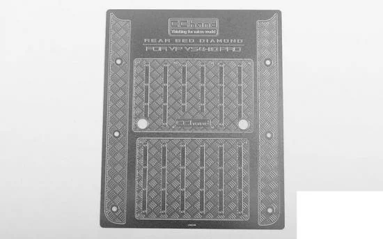 Rear Bed Diamond Plate for Vanquish VS4-10 Origin Body RC4WD &mdash; image 2 of 5