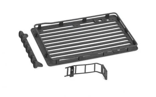 Micro Series Roof Rack w/ Light Set and Ladder Axial SCX24 1/24 Jeep Wrangler RTR RC4WD &mdash; image 3 of 7