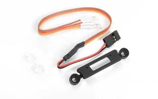 Micro Series Headlight Insert w/ LED Lighting System for Axial SCX24 1/24 Jeep Wrangler RTR RC4WD — image 5 of 7
