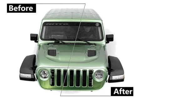 Front Lamp Lens for Axial 1:10 SCX10 III Jeep (Gladiator/Wrangler) RC4WD — image 3 of 6