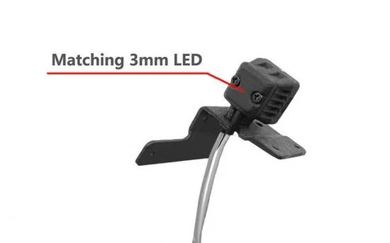 Pillar Lights for Axial 1:10 SCX10 III Jeep (Gladiator/Wrangler) RC4WD — image 6 of 7