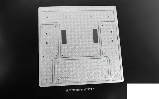 Steel Rear Bed Diamond Plates for RC4WD Gelande II 2015 Land Rover Defender D90 (Heritage Edition) RC4WD — image 1 of 3