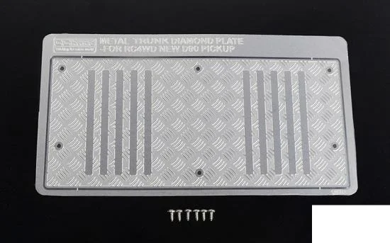 Steel Diamond Tailgate Plate for RC4WD Gelande II 2015 Land Rover Defender D90 (Heritage Edition) RC4WD — image 2 of 4