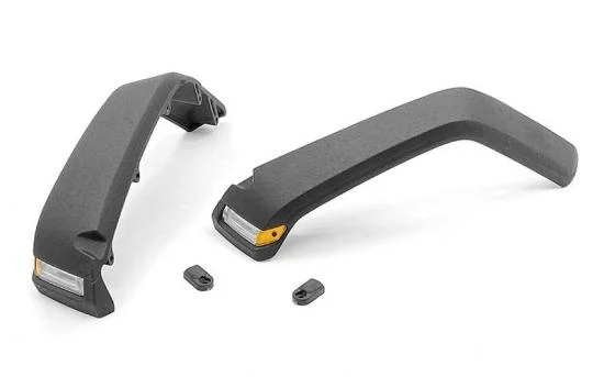Fender Flare Set W/ Lights for Axial 1:10 SCX 10 III Jeep JLU Wrangler RC4WD — image 2 of 7