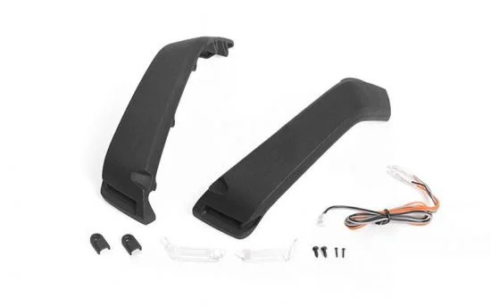 Fender Flare Set W/ Lights + LED Lighting System for Axial 1:10 SCX 10 III Jeep JLU Wrangler RC4WD — image 1 of 14