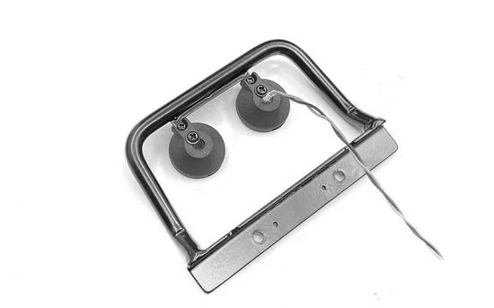 Steel Push Bar Front Bumper W/ Clear Flood Lights for RC4WD Gelande II 2015 Land Rover Defender D90 RC4WD — image 8 of 13