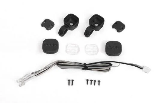 Offroad Light Set W/ LED Light Kit for Axial 1:10 SCX 10 III Jeep JLU Wrangler RC4WD — image 1 of 7