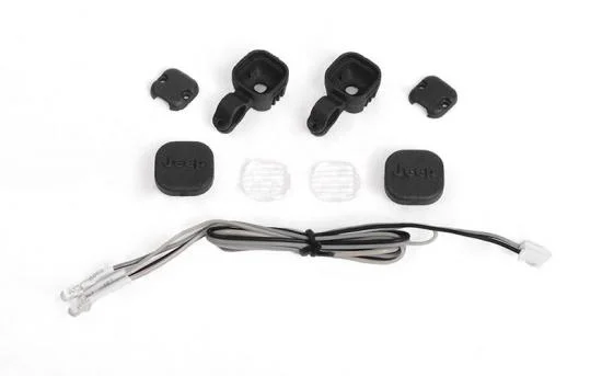 Offroad Light Set W/ LED Light Kit for Axial 1:10 SCX 10 III Jeep JLU Wrangler RC4WD — image 6 of 7