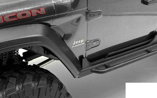 Metal Logo Decal Sheet for Axial 1:10 SCX10 III Jeep (Gladiator/Wrangler) (Silver) RC4WD &mdash; image 3 of 3