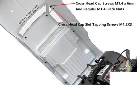 Micro Series Side Mirrors for Axial SCX24 1/24 1967 Chevrolet C10 RC4WD — image 5 of 7