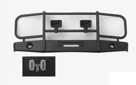 Micro Series Tube Front Bumper w/ flood lights for Axial SCX24 1/24 1967 Chevrolet C10 RC4WD &mdash; image 3 of 7