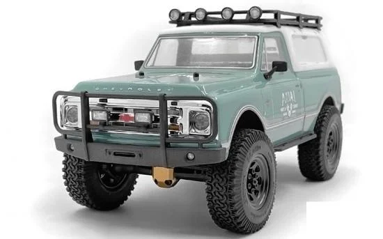 Micro Series Tube Front Bumper w/ flood lights for Axial SCX24 1/24 1967 Chevrolet C10 RC4WD &mdash; image 6 of 7