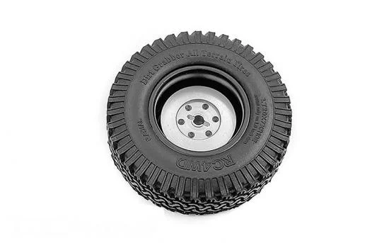 Micro Series 1/24 Wheel Hub and Rotors for AXIAL SCX24 1/24 RTR (Stamped Steel Beadlock Wheels) RC4WD &mdash; image 3 of 5