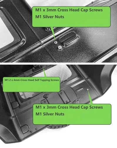 Door Lock and Washer Nozzle for MST 4WD Off-Road Car Kit W/ J4 Jimny Body RC4WD &mdash; image 6 of 7