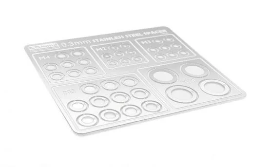 Stainless Steel 0.3mm Spacers Assortment RC4WD — image 2 of 3
