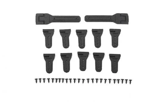 Complete Door and Tailgate Hinge Set for Axial 1:10 SCX10 Jeep Wrangler RC4WD — image 1 of 7