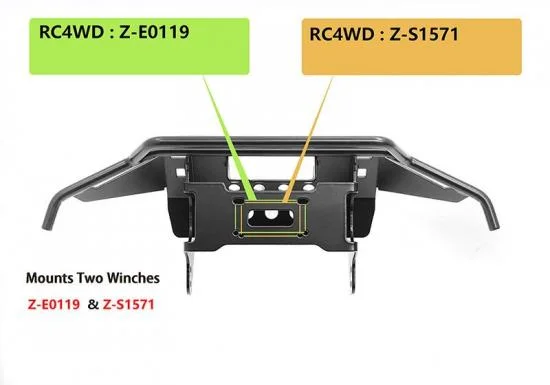 Metal Tube Front Bumper for Traxxas TRX-4 2021 Bronco RC4WD — image 6 of 6