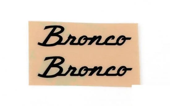 Side Metal Emblem for Axial SCX10 III Early Ford Bronco (Black) RC4WD — image 1 of 3