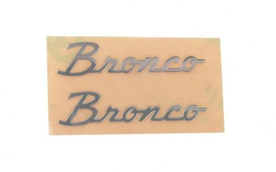 Side Metal Emblem for Axial SCX10 III Early Ford Bronco (Silver) RC4WD — image 1 of 3