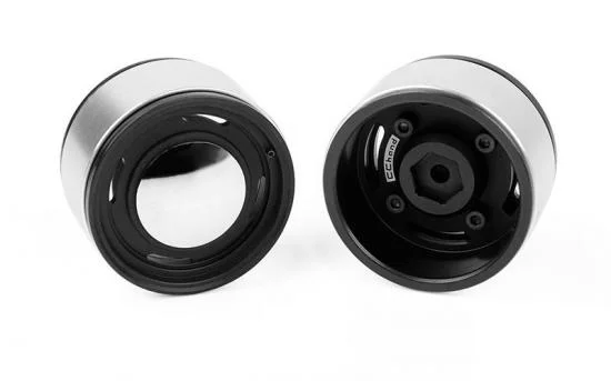 Analog 1.9 Aluminium CAP Wheels BLACK RC4WD Polished hub retro RC4WD — image 1 of 12