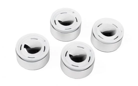 Analog 1.9 Aluminium CAP Wheels WHITE RC4WD Polished hub retro RC4WD — image 12 of 13