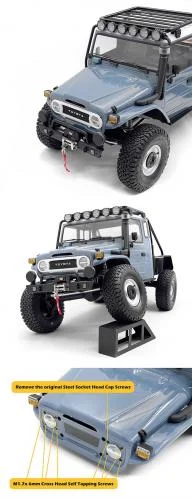 FJ40 White Grille for Vanquish VS4-10 Phoenix (Style A) RC4WD — image 6 of 6