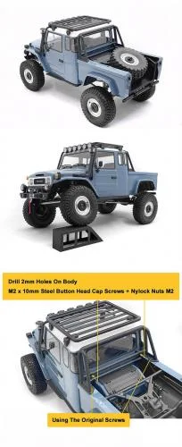 Ranch Rear Bed Rack for Vanquish VS4-10 Phoenix RC4WD &mdash; image 5 of 6