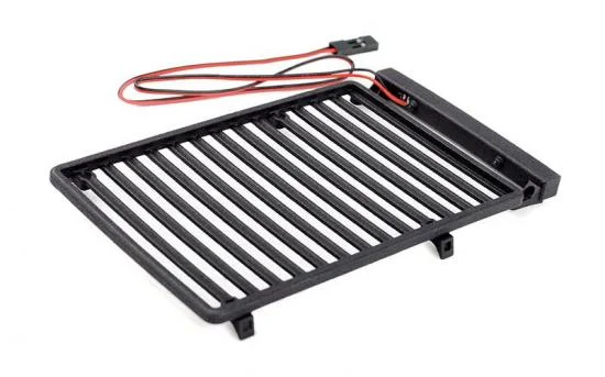 Flat Roof Rack w/ LED for Axial SCX24 Jeep Wrangler JLU RC4WD — image 2 of 5