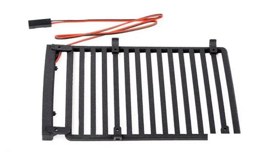 Flat Roof Rack w/ LED for Axial SCX24 Jeep Wrangler JLU RC4WD — image 3 of 5