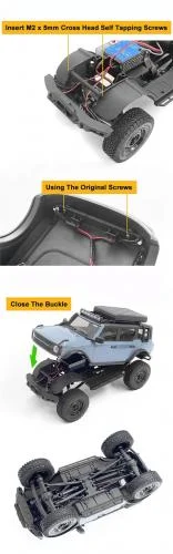 Inner Fender Set for Axial SCX24 2021 Ford Bronco RC4WD &mdash; image 6 of 7