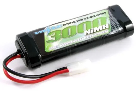 Voltz 3000mAh NiMh Stick Pack - 7.2v - Tamiya Connector — image 1 of 3