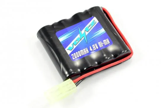 Voltz 4.8v NiMh - High Capacity 2000mah - Mini Tamiya Plug (HE00010) - Fits Hobby Engine Mining Truck and Wheeled Loader — image 2 of 3