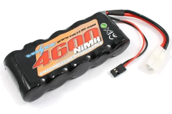 Voltz 4600Mah 6.0V Receiver Sub-C Stick Pack With BEC + Tamiya Connectors — image 1 of 2