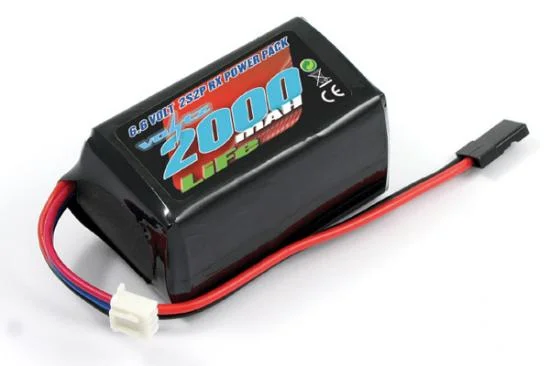 Voltz 2000Mah 2S 6.6V Rx Life Hump Battery Pack — image 1 of 2