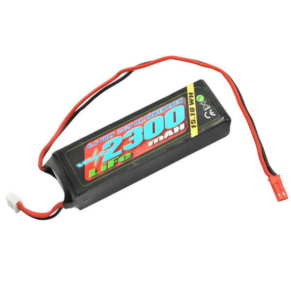 Voltz 2300mAh 2S 6.6V LiFe Straight Battery Pack for 1:5 Vehicles