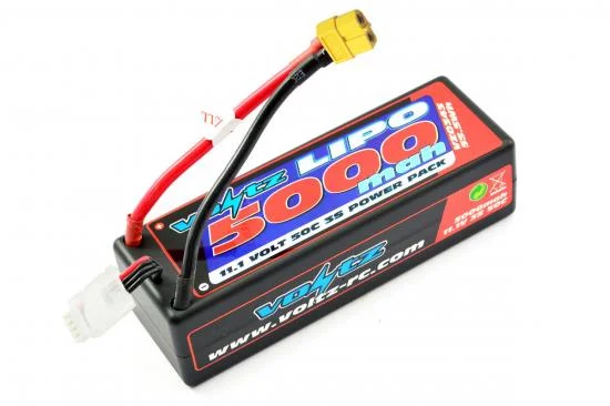 Voltz 5000Mah Hard Case 11.1V 50C Lipo Stick Pack XT60 &mdash; image 2 of 2