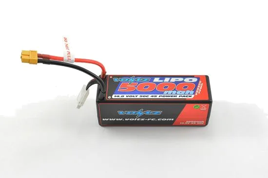 Voltz 5000Mah Hard Case 14.8V 50C LiPo Stick Pack XT60 &mdash; image 2 of 3