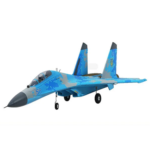 Xfly SU-27 Twin 50mm EDF Jet ARTF - Blue Camo — image 2 of 9