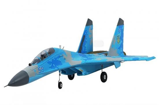 Xfly SU-27 Twin 50mm EDF Jet ARTF - Blue Camo — image 1 of 9