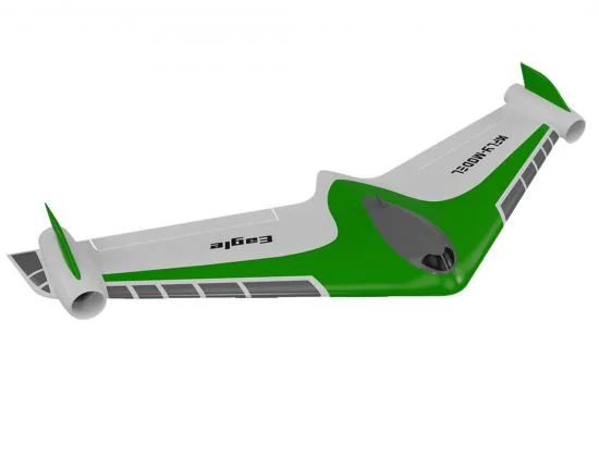 XFly Eagle 40mm EDF Flying Wing - PNP With Gyro - Green — image 2 of 12