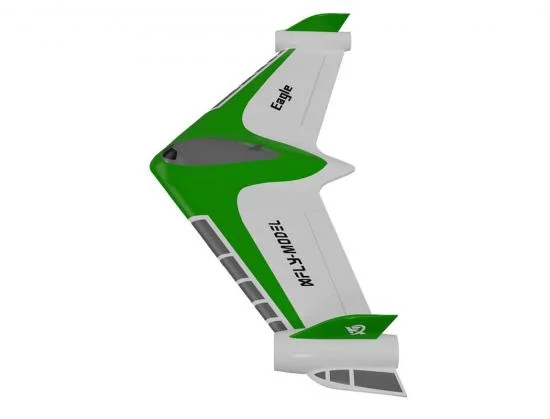 XFly Eagle 40mm EDF Flying Wing - PNP With Gyro - Green — image 10 of 12