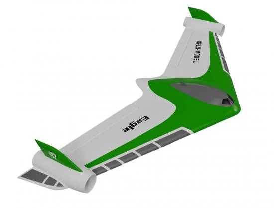XFly Eagle 40mm EDF Flying Wing - PNP With Gyro - Green — image 3 of 12