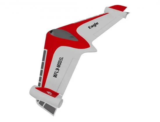 XFly Eagle 40mm EDF Flying Wing - PNP With Gyro - Red — image 10 of 12