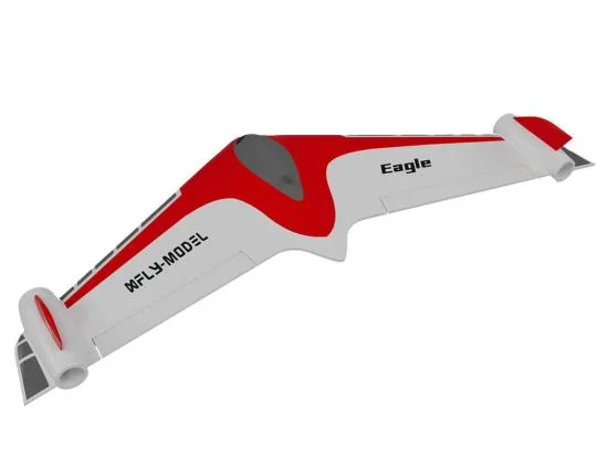 XFly Eagle 40mm EDF Flying Wing - PNP With Gyro - Red — image 9 of 12