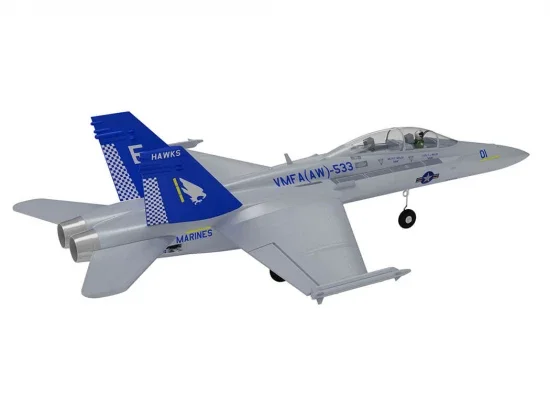 XFly Twin 40mm F-18 EDF 705mm Jet - Grey — image 7 of 14