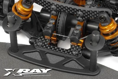 XRay Graphite Bumper Upper Holder Brace 3.5 mm — image 3 of 3