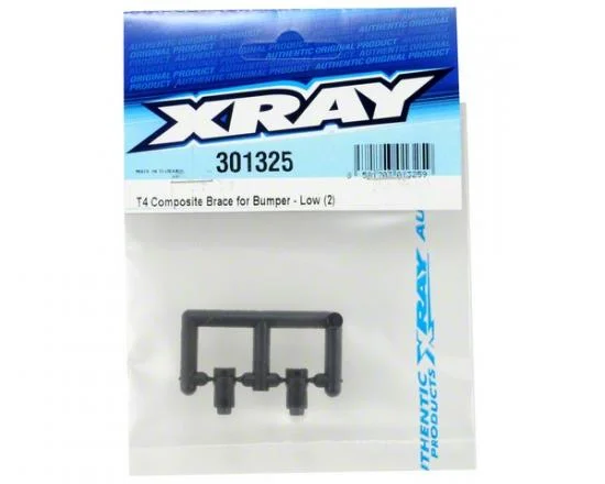 XRay T4 Composite Brace For Bumper - Low (2) — image 2 of 2