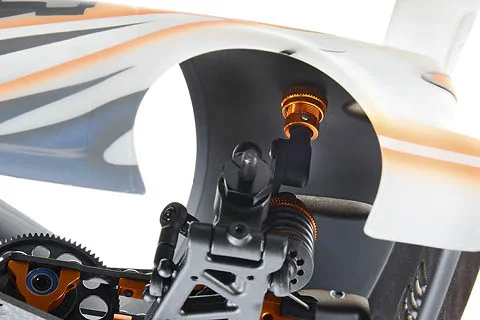 XRay Aluminium Adjustable Body Post Stop (2)