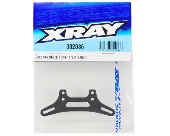 XRay Shock Tower Front - Graphite 3.0mm &mdash; image 2 of 2