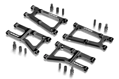 XRay Aluminium Front Suspension Arm - 1-Hole - Swiss 7075 T6 &mdash; image 2 of 2